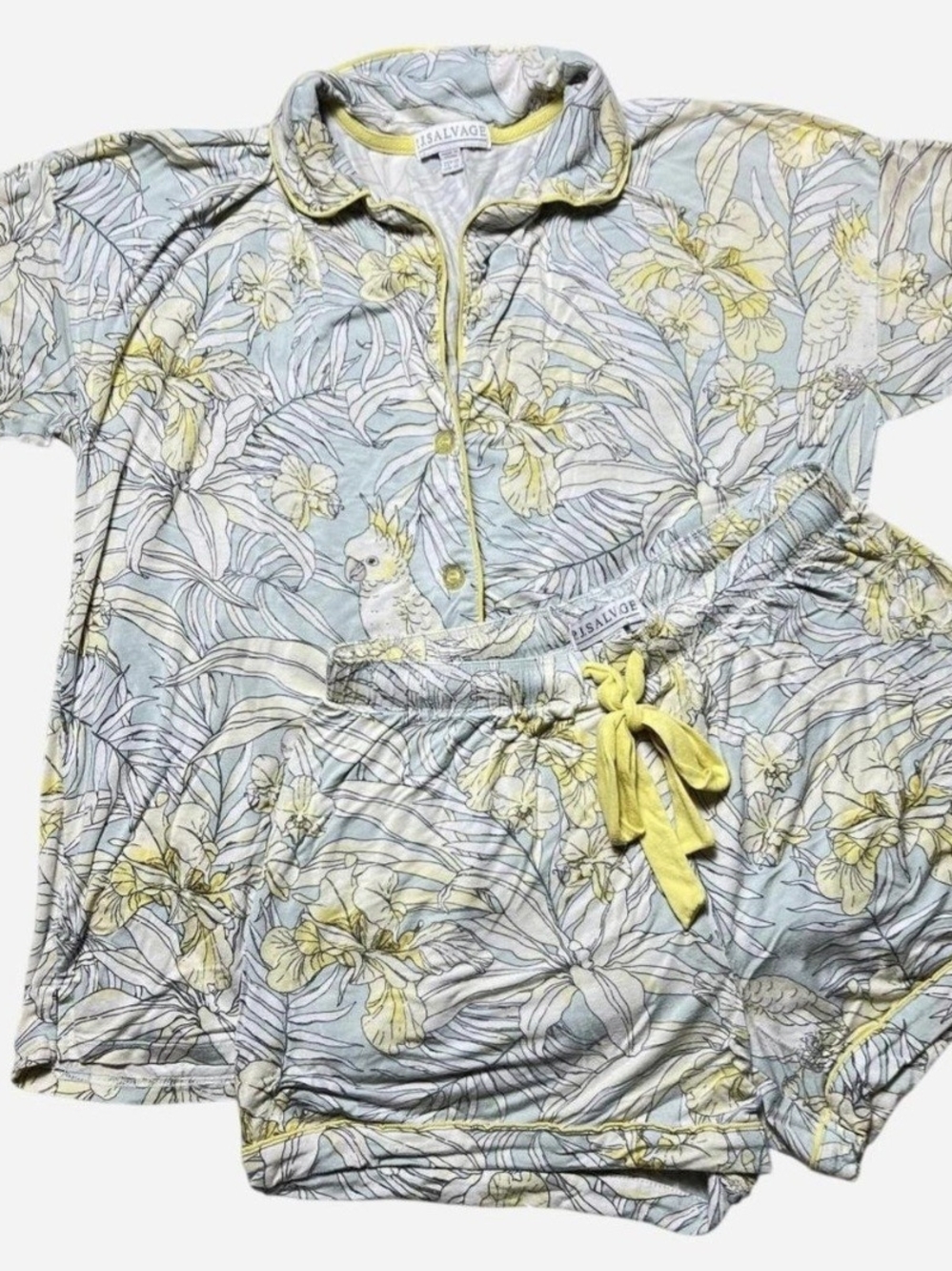 Luxury Tropical Bird Coquette Pajama Set
